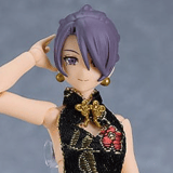 Figma 569c figma Syles: Female Body Mika - Mini Skirt Chinese Dress - Black 
