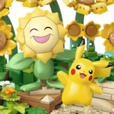 Pikachu &Sunflora (Plant Series 2) - Pokémon - K20245 - Keeppley Block