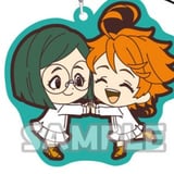 Emma und Gilda - The promised Neverland Gummianhänger Duo