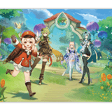 Genshin Impact Secret Summer Paradise  - Mousepad /Spielmatte - miHoYo