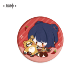 Xiangling - Genshin Impact - Chibi Plush Badge