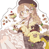 Eku Uekura x Pom Pom Purin - Eku Uekura x Sanrio Characters - Acrylic Stand 03 - A3