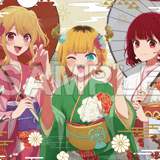Ruby, Mem-Cho & Kana - Clear File A4 (New Year 2024 Version) - Kadokawa