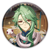 Baizhu - Genshin Impact - Button (Anecdote Series) - miHoYo