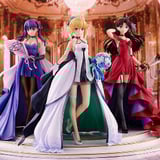 Set de Figurines Saber, Rin Tohsaka & Sakura Matou - 15th Celebration Dress Ver. (Fate/Stay Night) - Good Smile Company