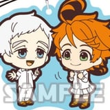 Emma und Norman - The promised Neverland Gummianhänger Duo
