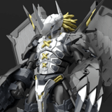 Black WarGreymon - Digimon Figure-rise Standard Amplified Model Kit - Bandai Spirits