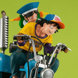 Son Goku & Son Gohan - Robot with two legs - Desktop Real McCoy EX - Megahouse