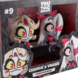 Charlie & Vaggie - Monitor Buddiez - Hazbin Hotel Vinyl Figures - Youtooz