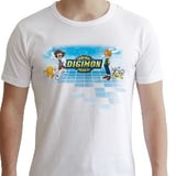 Digimon T-Shirt - Tai Yagami, Matt Ishida, Agumon und Gabumon - Größe S