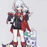 Topaz - Honkai: Star Rail - Little Kitty - Acrylaufsteller