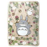 Totoro - Mein Nachbar Totoro - Decke (Fluffy Blanket Totoro Strawberry) (100 x 140 cm) - Marushin