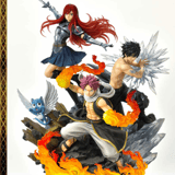Natsu, Gray, Erza, Happy - Standard Version - Concept Masterline - Prisma Wing - Prime 1 Studio