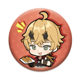Thoma Chibi Ver. - Can Badge - Genshin Impact - miHoYo