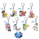 Set - Digimon Acrylic Keychains- 15th Anniversary (8 Keychains)