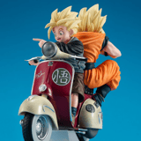 Super Saiyajin Son Goku, Son Gohan & Bike - Desktop Real McCoy EX - Megahouse