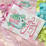 Strawberry Fruitdragon - Print A6 - melisartwork