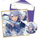 Ayato Kamisato - Geburtstagkarte Set - Button, Shikishi, Aufkleber und Brief (Chinesisch) - Genshin Impact - Destined Day - miHoYo