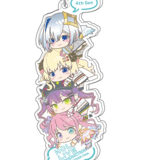 Hololive Hug Meets Tsumi Arrange 06 4th Gen - Acrylic Keychain - Bandai