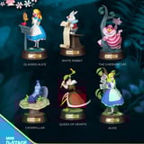 Set - Alice in Wonderland Mini D-Stage - Beast Kingdom Toys (6 Figures)