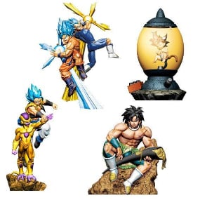 Set (4 Figuren) - Dragon Ball Super Dracap Re:Birth Super Power Awakening Arc - Megahouse - Neuauflage