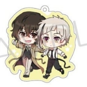Osamu Dazai und Atsushi Nakajima - Bungou Stray Dogs - Clear Candy - Acryl-Schlüsselanhänger