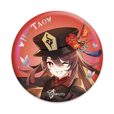 Hu Tao - Genshin Impact - Button - miHoYo