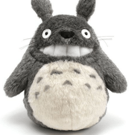 Lächelnder Totoro (grau) - Studio Ghibli Plüschtier - Sun Arrow (25 cm)