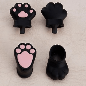 Schwarze Pfoten - Nendoroid Doll Animal Hand Parts Set