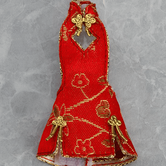 Mini Skirt Chinese Dress Outfit - figma Styles