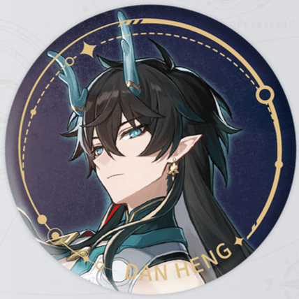 Dan Heng Imbibitor Lunae - Honkai: Star Rail - Button (Standing Design Series - The Destruction Path) - miHoYo