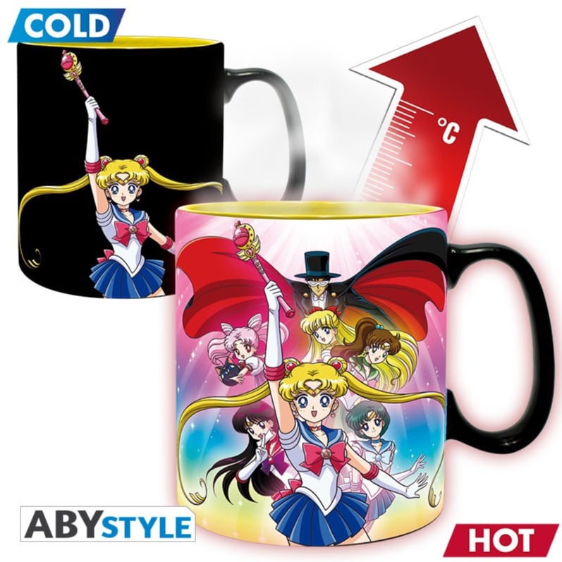 Sailor Moon - Heat Change/ Zaubertasse - 460 ml - Group - AbyStyle