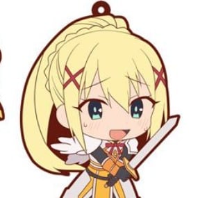 Darkness / Lalatina Dustiness Ford - Konosuba 2 Niitengomu! Gummi-Anhänger