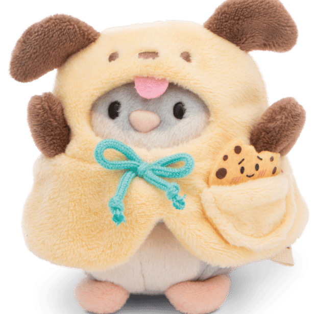 Hamster Shai - mymochi - Plush (with cookie and dog costume) (8cm)