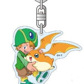 Takeru (T.K.) Takaishi und Patamon - Digimon Acryl Schlüsselanhänger - 15th Anniversary