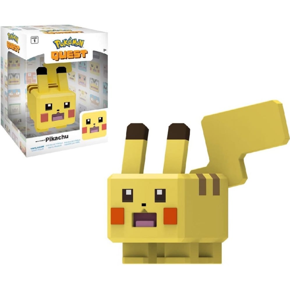 Pikachu - 10 cm Vinyl Kanto Figur - Pokemon Quest