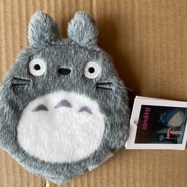 Totoro (grau) - Studio Ghibli Plüsch-Geldbeutel - Sun Arrow (12 cm)