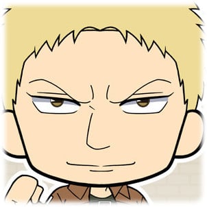 Attack on Titan Picktam 2 Anhänger - Reiner Braun