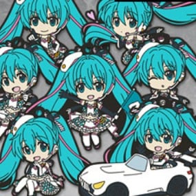 Hatsune Miku 2019 Ver. - GT Project - Gummi-Schlüsselanhänger Nendoroid Plus - Komplettset