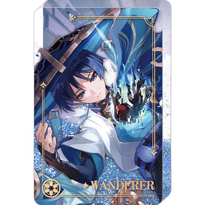 Scaramouche - Genshin Impact (All Senses Clear, All Existence Void) - Glitzer Acrylblock - miHoYo