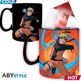 Naruto und Sasuke - Naruto Shippuden - Thermotasse - Zaubertasse - Farbwechseltasse - ABYStyle