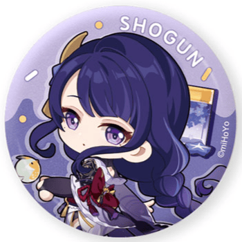 Raiden Shogun / Baal (Summer Theme) - Genshin Impact - Button - miHoYo