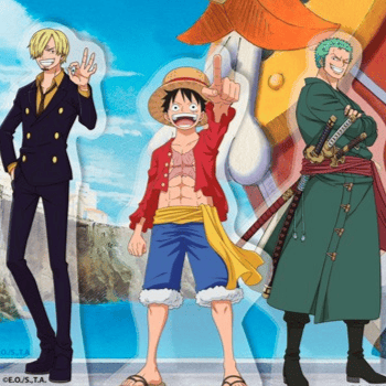 Ruffy, Sanji, Zorro (Trio) - One Piece - Acryldiorama - AbyStyle