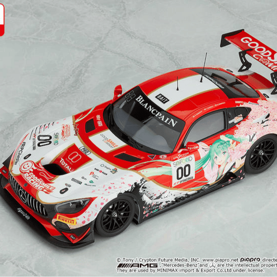 Hatsune Miku AMG 2017 - SPA 24H - Itasha 1/64 - Good Smile Racing - Neuauflage