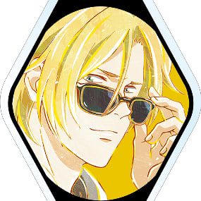 Ash Lynx - Acryl Anhänger - Banana Fish