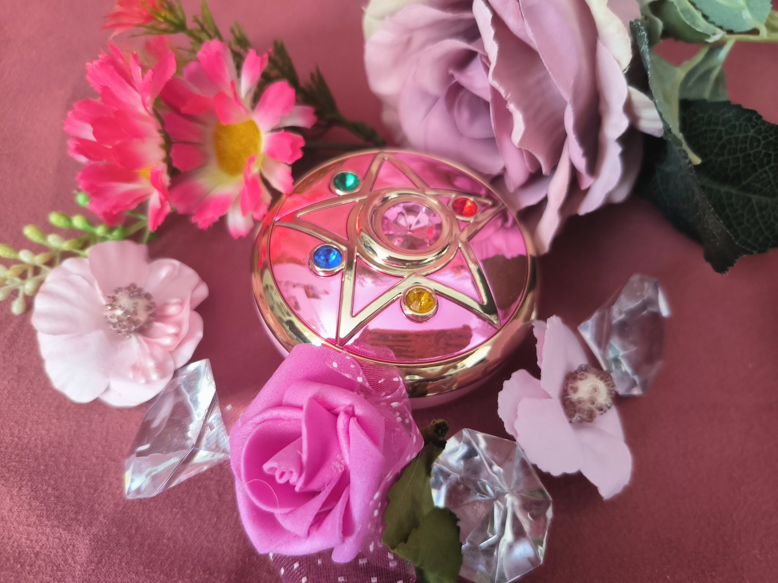 Crystal Star Brosche