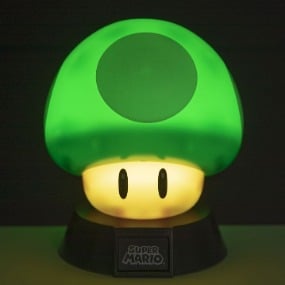 Pilz 1-Up - Super Mario 3D Lampe