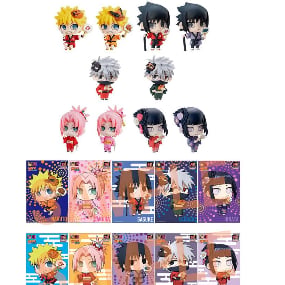 Set - 10th Anniversary - Naruto Shippuden Petit Chara Land (10 Figuren)