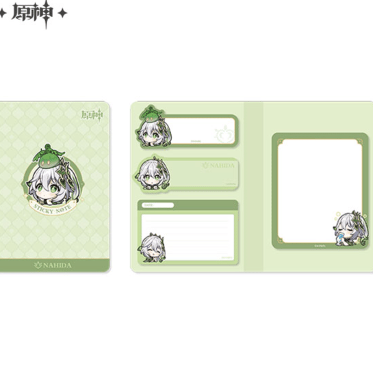 Nahida - Genshin Impact - Haftnotizen Set (Chibi Stamp Series) - miHoYo
