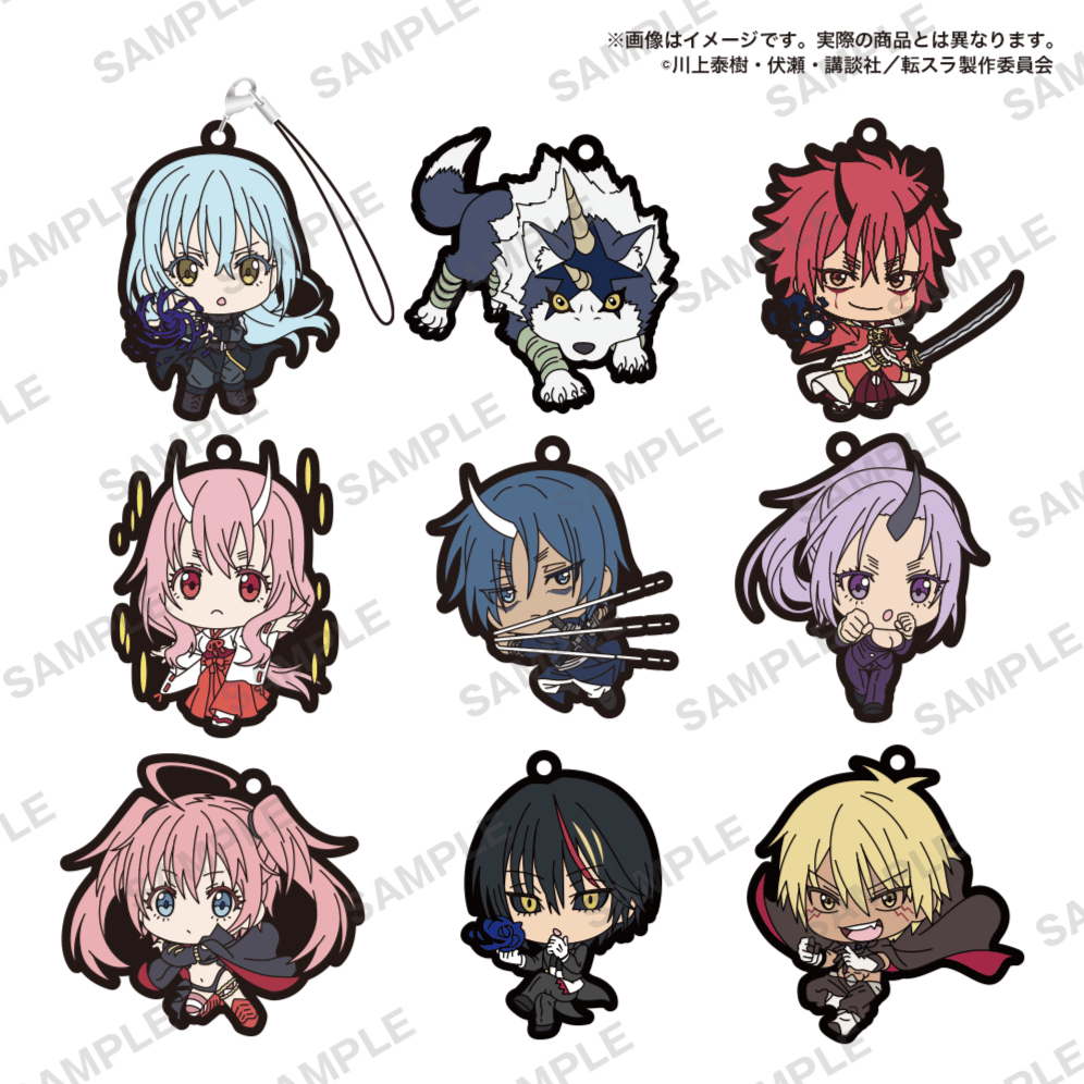 Zufällige Auswahl - That Time I Got Reincarnated as a Slime (Capsule Rubber Strap Vol. 6) - Gummianhänger - Bushiroad Creative